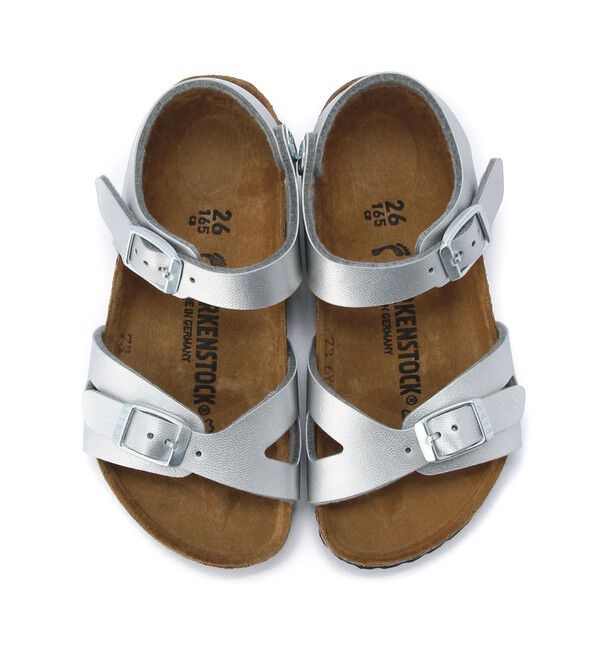 BIRKENSTOCK「【ビルケンシュトック】リオ/シルバー ビルコフロー/サンダル キッズ/RIO」|サンダル|
