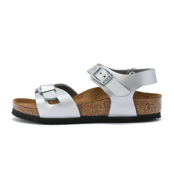 BIRKENSTOCK「【ビルケンシュトック】リオ/シルバー ビルコフロー/サンダル キッズ/RIO」|サンダル|