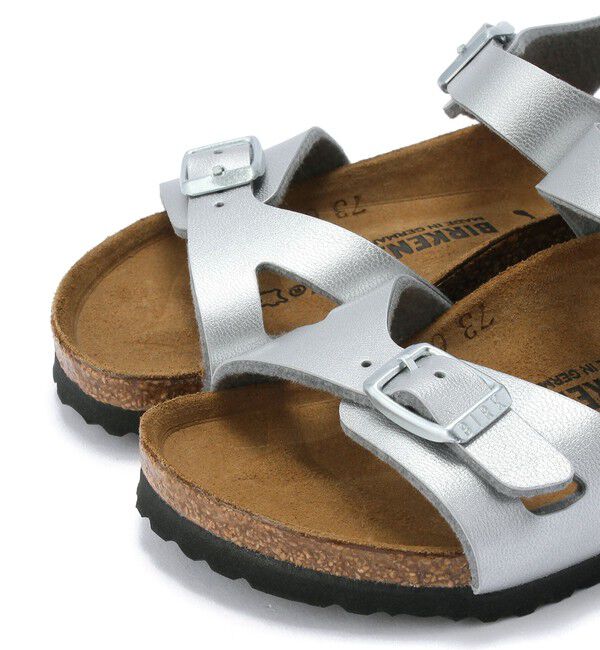 BIRKENSTOCK「【ビルケンシュトック】リオ/シルバー ビルコフロー/サンダル キッズ/RIO」|サンダル|