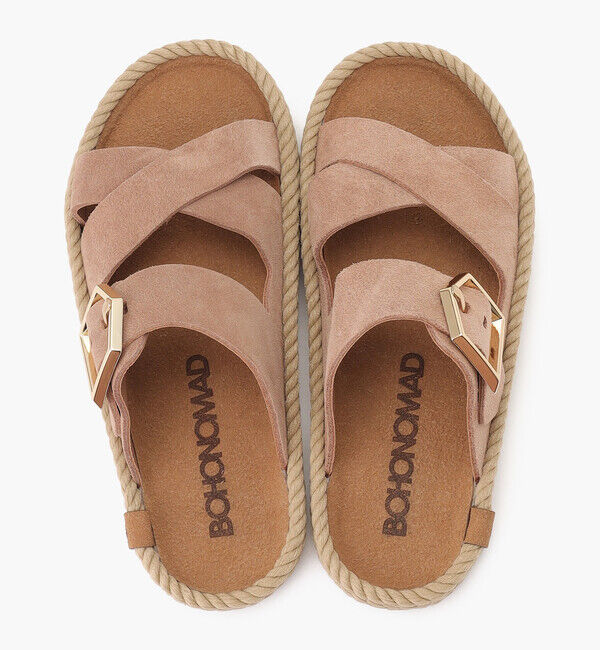 BOHONOMAD「【BOHONOMAD】セビリア/ダスト ベロアレザー/サンダル メンズ レディース/ボホノマド」|サンダル|