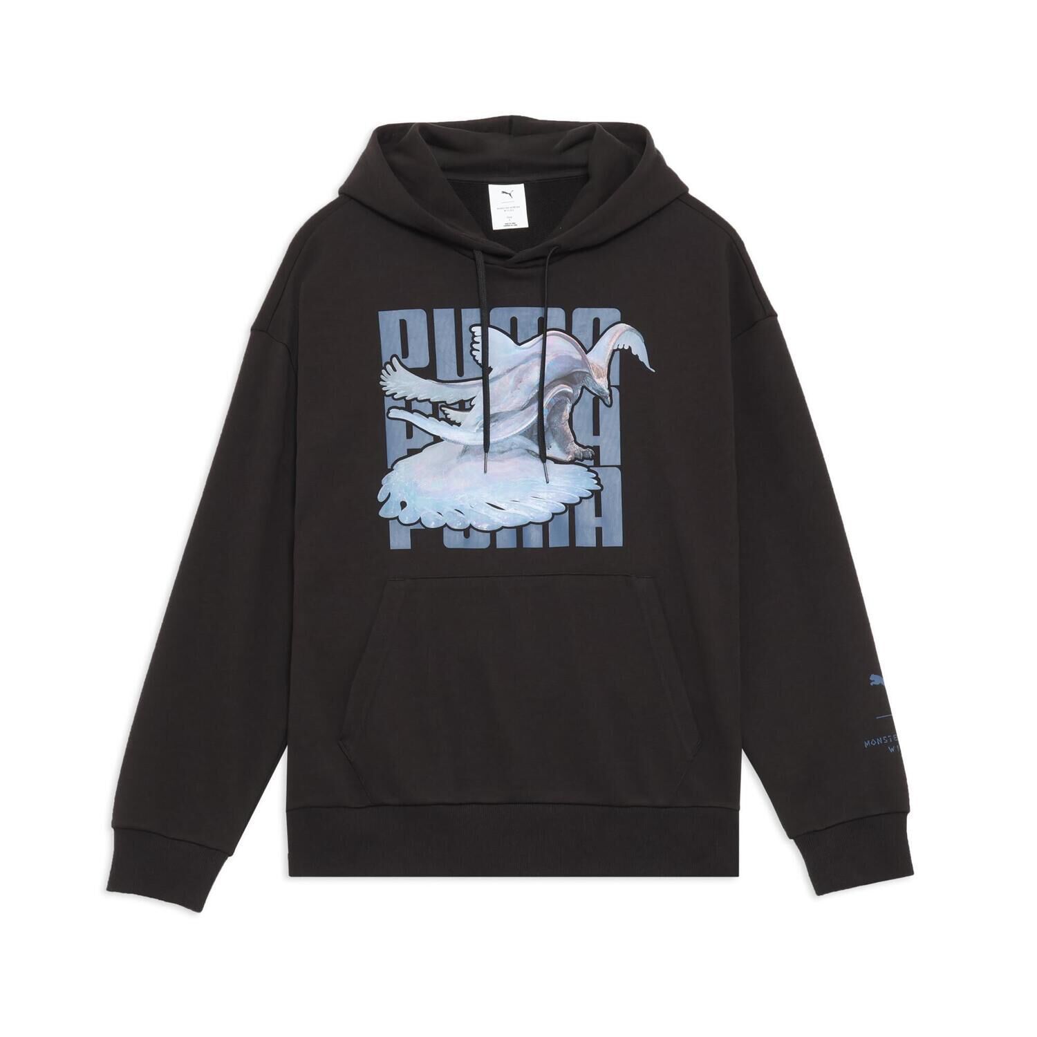 PUMA「【PUMA ｳｪｱ】M MONSTER HUNTER WILDS HOODIE」|ポロシャツ|ブラック