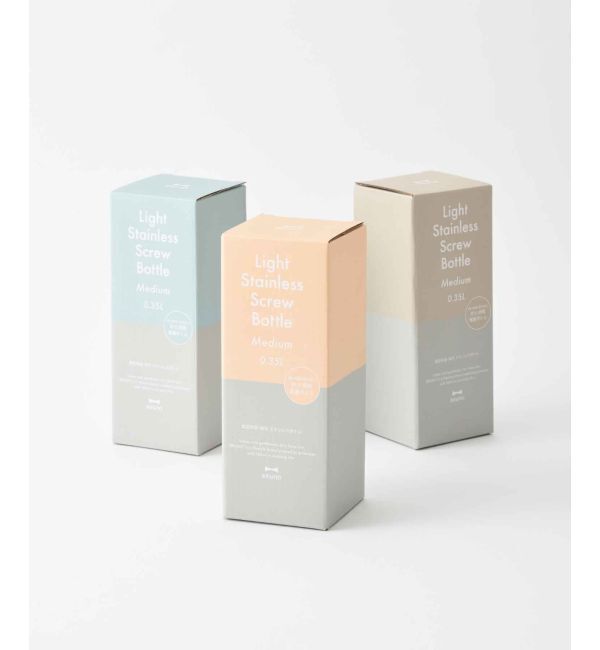 BRUNO「軽量ステンレススクリューボトル medium」|その他|