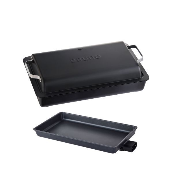 BRUNO「フラットホットプレート」|電化製品|ブラック