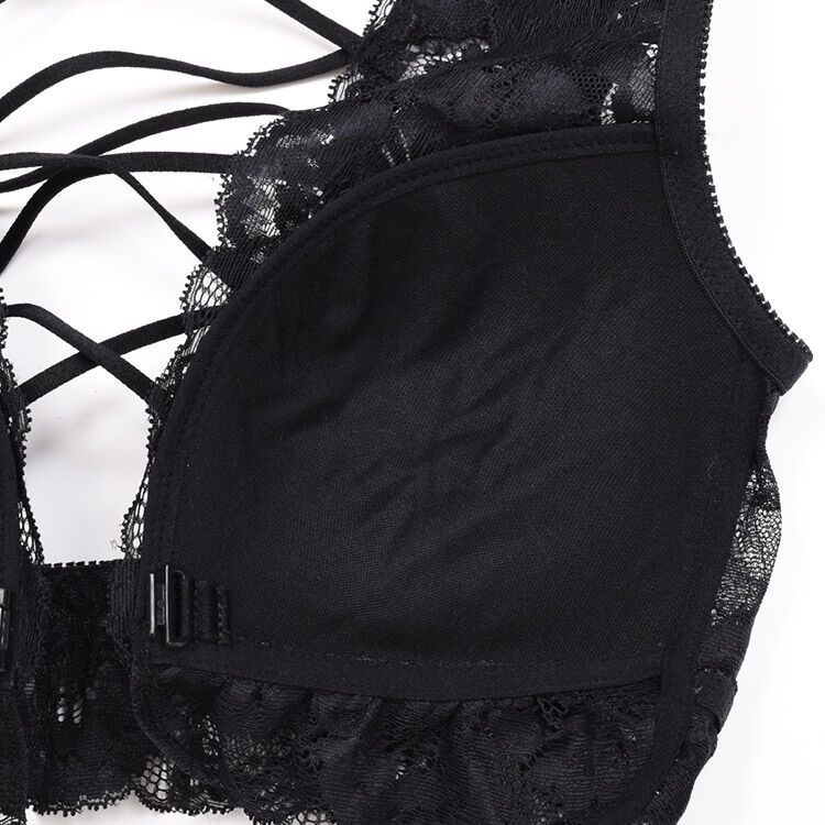 intesucre「アンテシュクレ 背中みせ ハーフトップ フロントホック S-3L IBN336」|インナー|