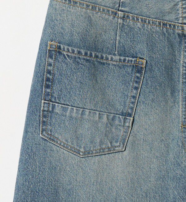 ASTRAET「＜ASTRAET＞13オンス デニム スリットスカート」|タイト|