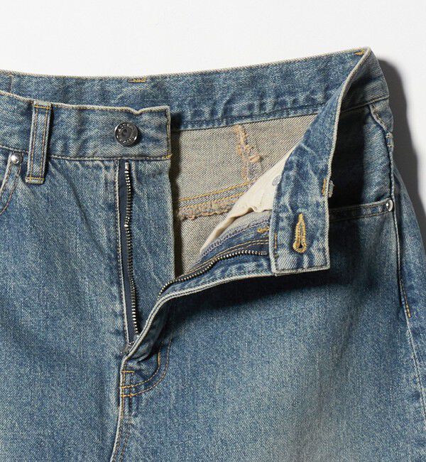 ASTRAET「＜ASTRAET＞13オンス デニム スリットスカート」|タイト|