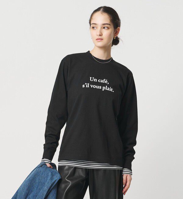 UNITED ARROWS「＜Les Petits Basics＞UN CAFE ロングスリーブ Tシャツ」|Tシャツ・カットソー|
