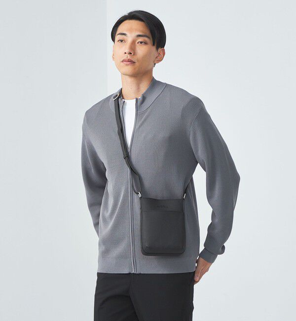 UNITED ARROWS green label relaxing「CIBO レザーライク ミニ ショルダーバッグ」|ショルダー・メッセンジャー|BLACK