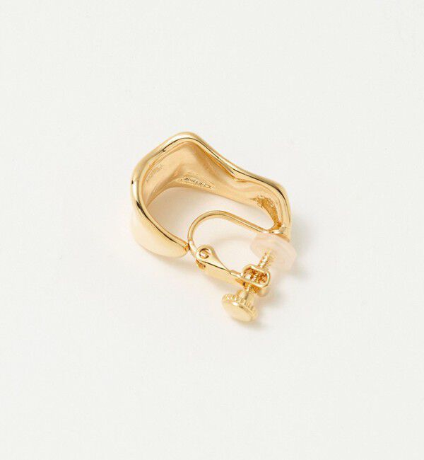 UNITED ARROWS green label relaxing「プレート フープ イヤリング」|イヤリング|