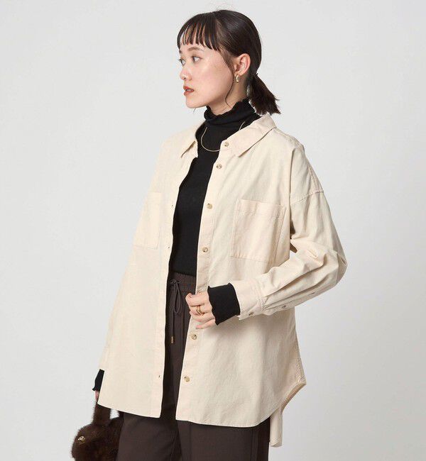 UNITED ARROWS green label relaxing「ライトコール シャツ」|シャツ・ブラウス|