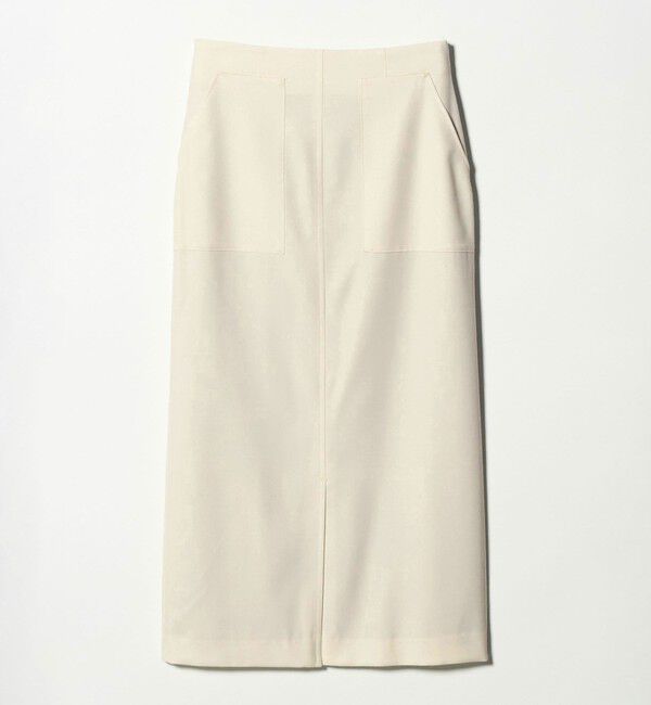 UNITED ARROWS green label relaxing「［size SHORT/TALLあり］キチントボトムス サキソニー Iライン スリム スカート」|タイト|