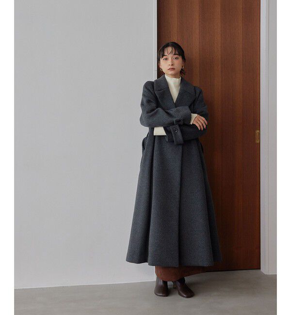 EMMEL REFINES「＜EMMEL REFINES＞EM ベルテッド フレア ロングコート」|その他|