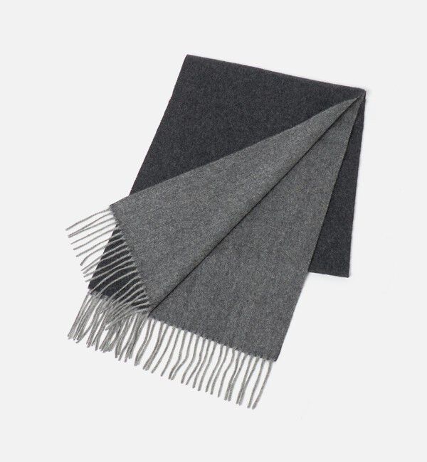 UNITED ARROWS green label relaxing「カシミヤ 100 リバー マフラー」|マフラー|DK.GRAY