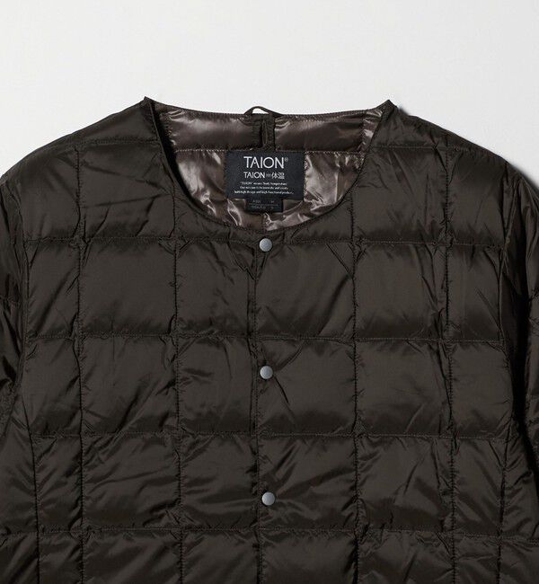 UNITED ARROWS green label relaxing「＜TAION＞クルーネック ボタン ダウンジャケット」|ダウン|