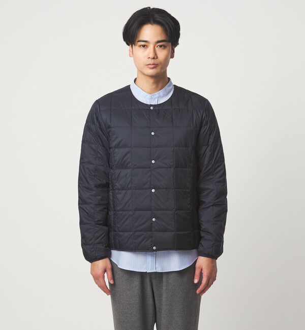 UNITED ARROWS green label relaxing「＜TAION＞クルーネック ボタン ダウンジャケット」|ダウン|