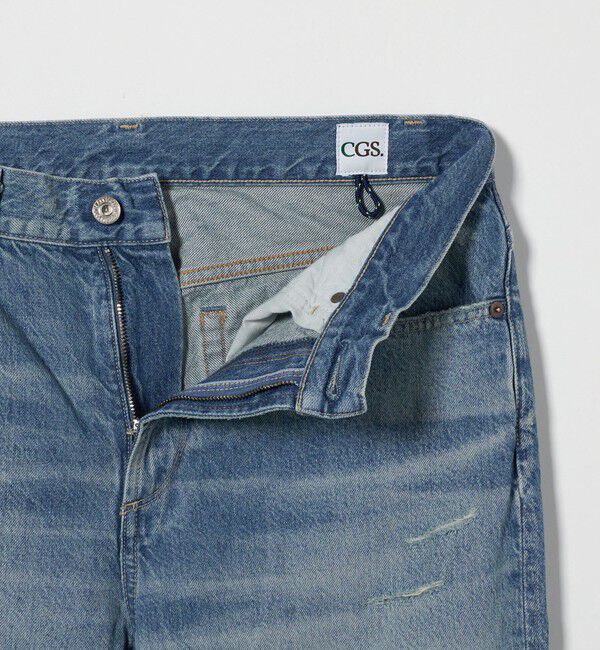 California General Store「＜CGS.＞ オーガニックコットン ダメージ デニムパンツ」|デニム|
