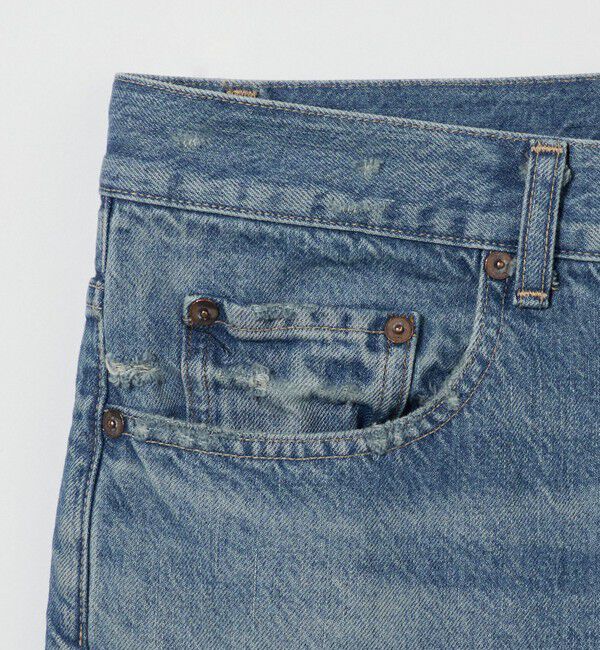 California General Store「＜CGS.＞ オーガニックコットン ダメージ デニムパンツ」|デニム|