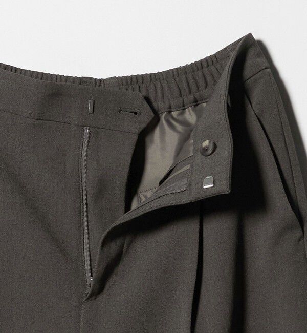 BEAUTY&YOUTH UNITED ARROWS「ポリエステルブレンド バックゴムストレートパンツ」|スラックス|