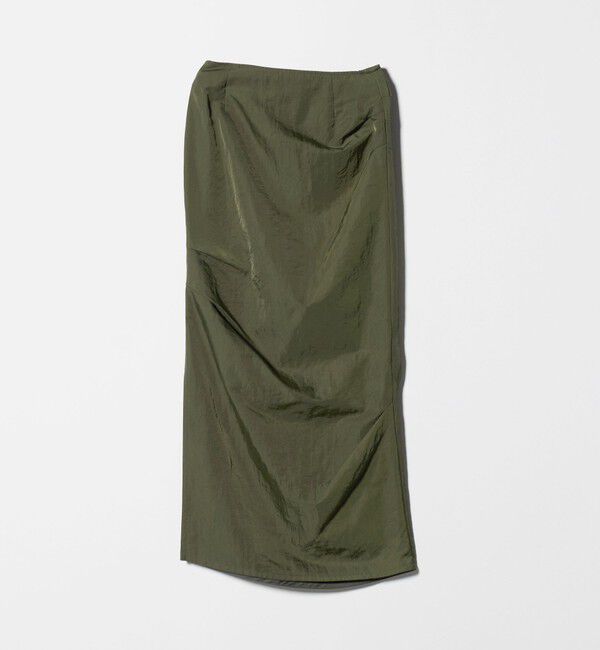 ATTISESSION「＜ATTISESSION＞ナイロン ドレープ ロング スカート」|スカート|