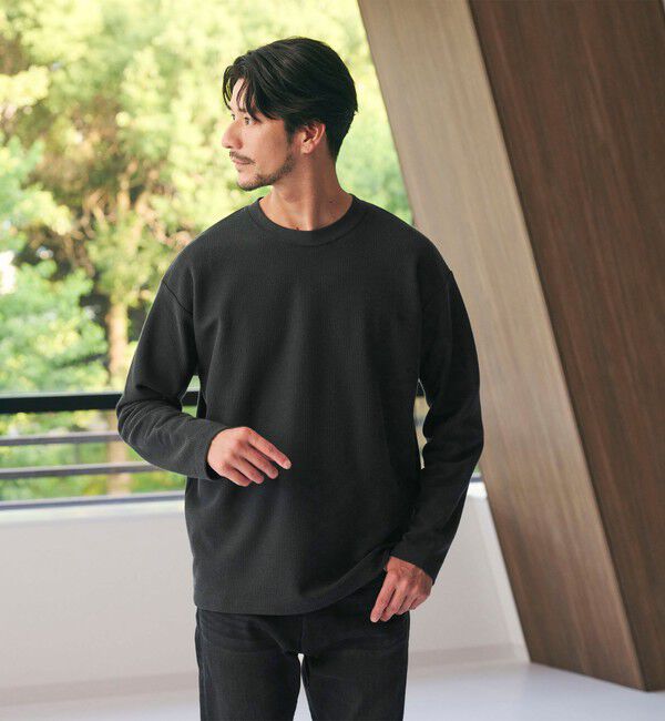 BEAUTY&YOUTH UNITED ARROWS「【WEB限定 WARDROBE SMART】エアリー カノコ  カットソー 抗菌防臭」|Tシャツ・カットソー|