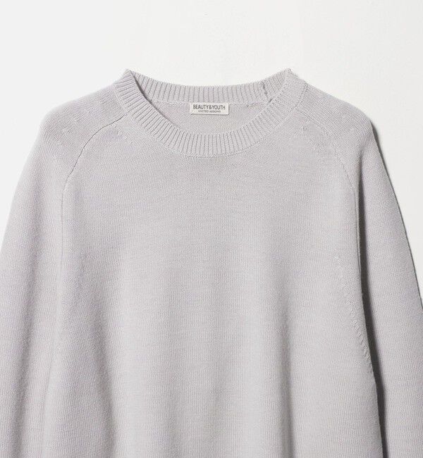 BEAUTY&YOUTH UNITED ARROWS「7ゲージ ファイン MRN クルーネック ニット 手洗い可能」|ニット・セーター|
