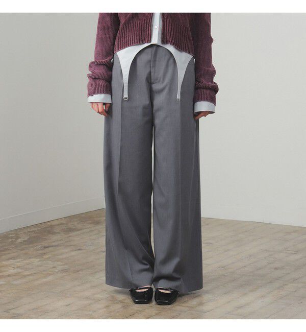 Ray BEAMS 「1タック ワイド パンツ」|チノ|