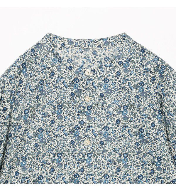 BEAMSBOY「リバティ デタッチ フリルカラー シャツ」|シャツ・ブラウス|