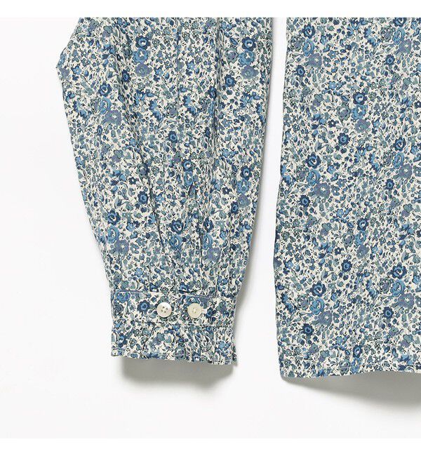 BEAMSBOY「リバティ デタッチ フリルカラー シャツ」|シャツ・ブラウス|