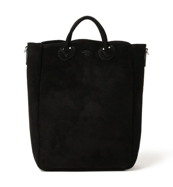 BEAMS「【別注】SLOW / SUEDE 2WAY TOTE」|リュック|BLACK