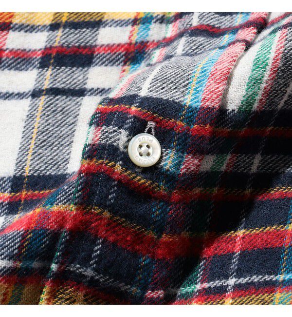 BEAMS PLUS「B.D. Classic-fit Indian flannel Plaid」|シャツ・ブラウス|