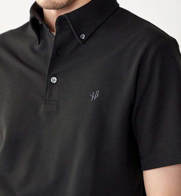 SHIPS「【WEB限定】SHIPS: 吸水速乾・UVケア Drymix（R）ワンポイントロゴ ボタンダウン ポロシャツ」|ポロシャツ|