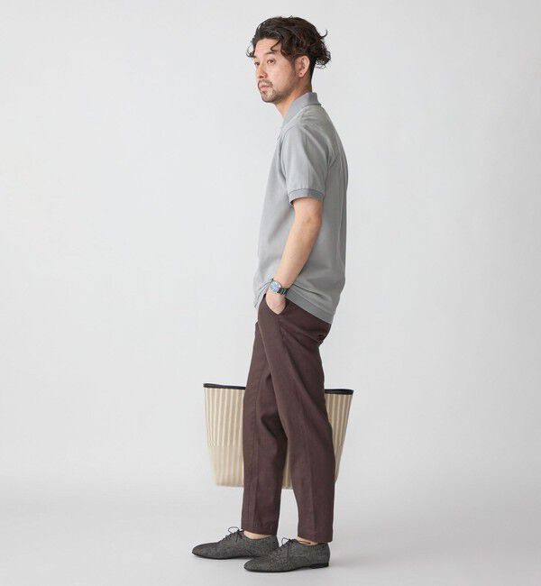 SHIPS「【SHIPS別注】LACOSTE: クラシック ニットリブ ポロシャツ」|ポロシャツ|