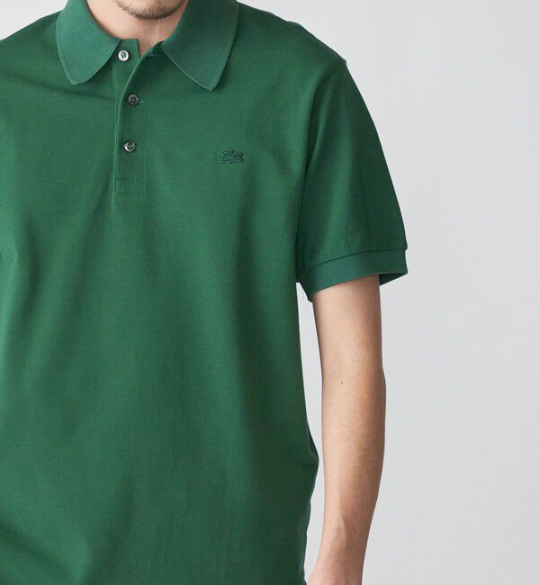 SHIPS「【SHIPS別注】LACOSTE: クラシック ニットリブ ポロシャツ」|ポロシャツ|