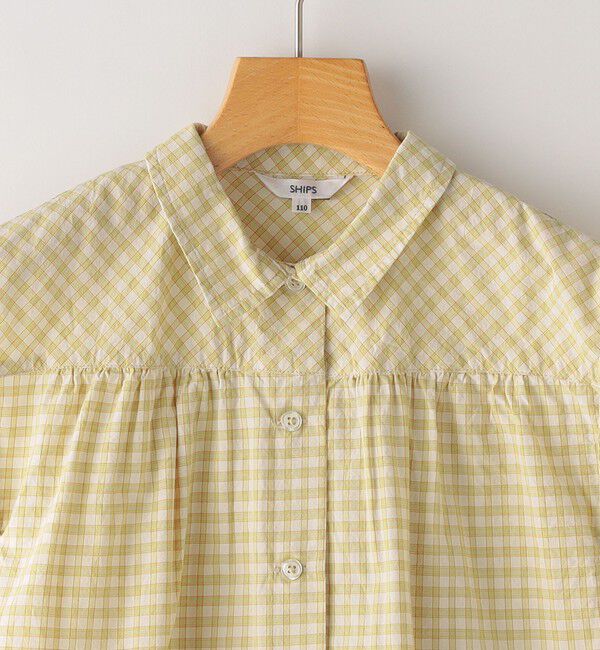 SHIPS KIDS「SHIPS KIDS:100～130cm / ワイド 半袖 シャツ」|シャツ・ブラウス|