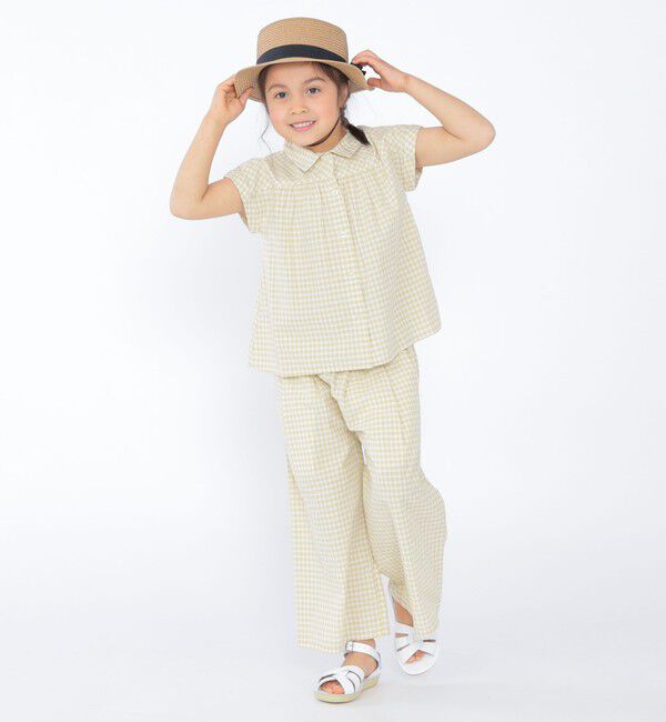 SHIPS KIDS「SHIPS KIDS:100～130cm / ワイド 半袖 シャツ」|シャツ・ブラウス|