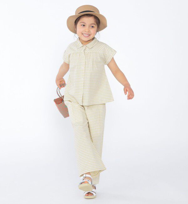 SHIPS KIDS「SHIPS KIDS:100～130cm / ワイド 半袖 シャツ」|シャツ・ブラウス|
