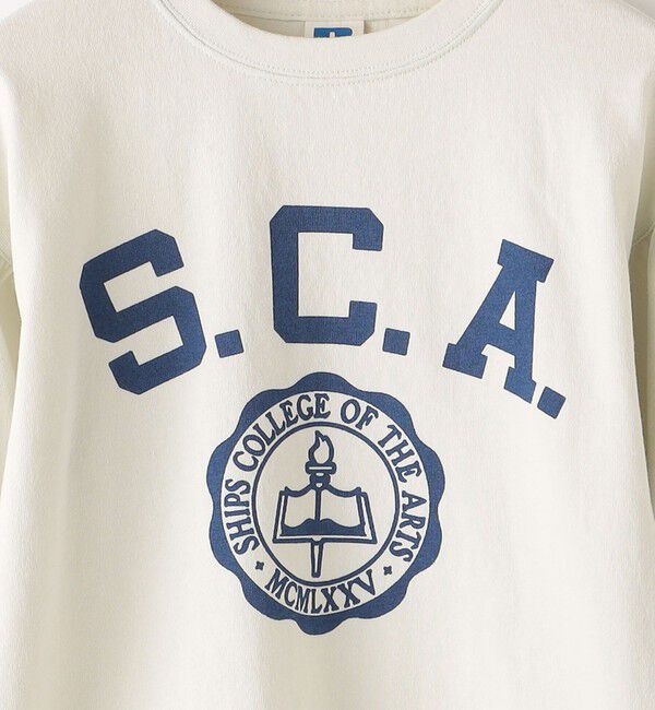 SHIPS KIDS「【SHIPS KIDS別注】RUSSELL ATHLETIC:100～150cm / 長袖 TEE」|Tシャツ・カットソー|