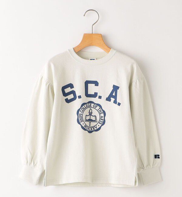SHIPS KIDS「【SHIPS KIDS別注】RUSSELL ATHLETIC:100～150cm / 長袖 TEE」|Tシャツ・カットソー|