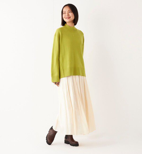 SHIPS Colors 「SHIPS Colors:〈洗濯機可能〉シャイニー ギャザー スカート」|スカート|