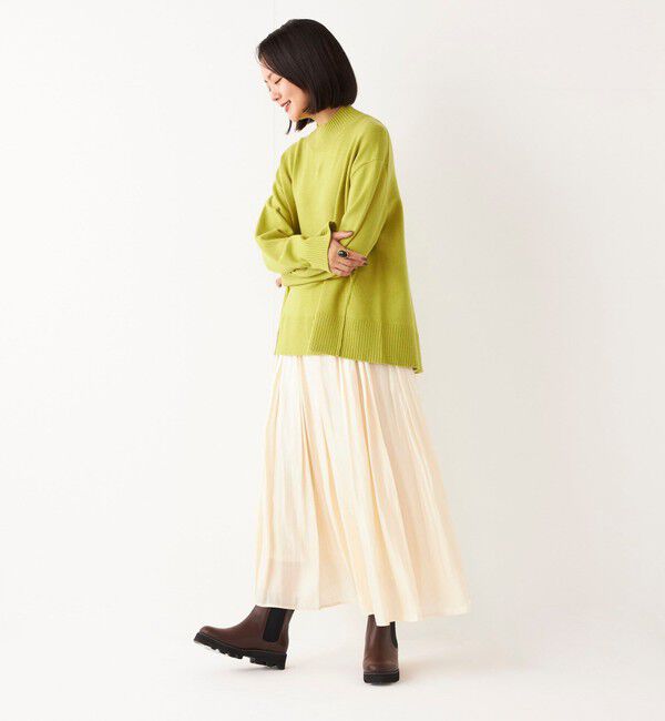 SHIPS Colors 「SHIPS Colors:〈洗濯機可能〉シャイニー ギャザー スカート」|スカート|