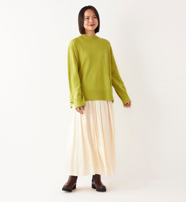 SHIPS Colors 「SHIPS Colors:〈洗濯機可能〉シャイニー ギャザー スカート」|スカート|