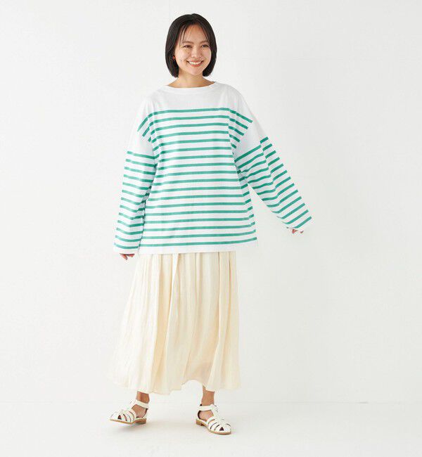 SHIPS Colors 「SHIPS Colors:〈洗濯機可能〉シャイニー ギャザー スカート」|スカート|