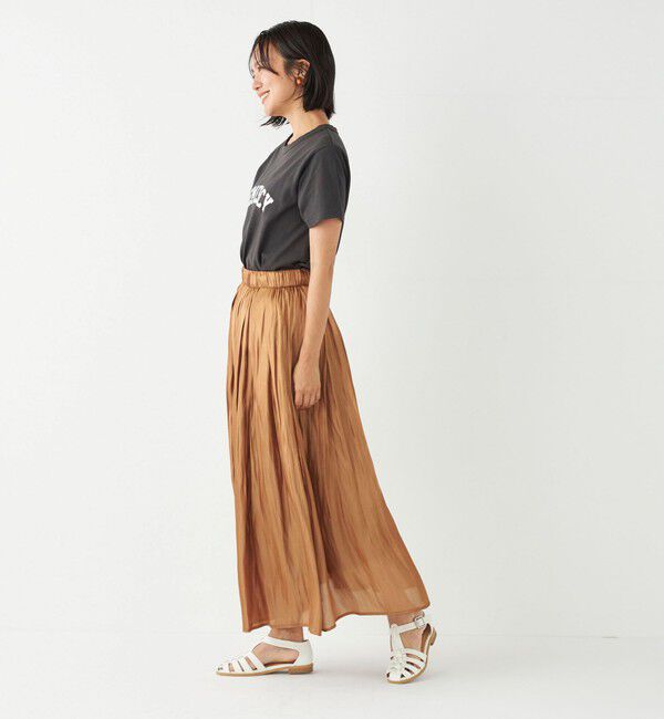 SHIPS Colors 「SHIPS Colors:〈洗濯機可能〉シャイニー ギャザー スカート」|スカート|