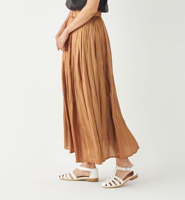 SHIPS Colors 「SHIPS Colors:〈洗濯機可能〉シャイニー ギャザー スカート」|スカート|