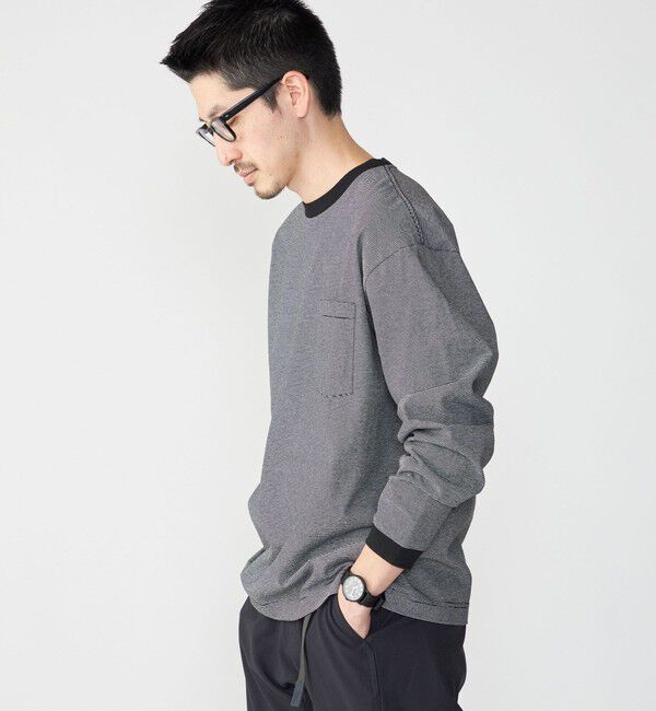 SHIPS「【WEB限定】SHIPS:〈汗染み防止加工〉ワンポイントロゴ ビッグシルエットヘビーウェイトTシャツ」|Tシャツ・カットソー|