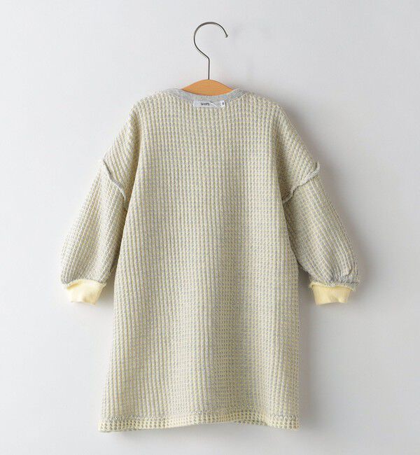 SHIPS KIDS「SHIPS KIDS:80～90cm / ポコポコ ワッフル ワンピース」|ワンピース|