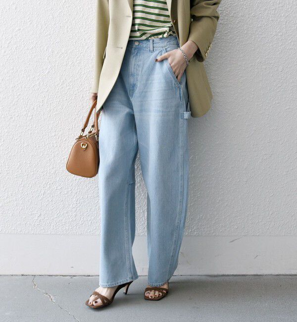 SHIPS any「《一部追加予約》SHIPS any:〈洗濯機可能〉コクーンペインター デニムパンツ［SHIPS any DENIM］」|デニム|