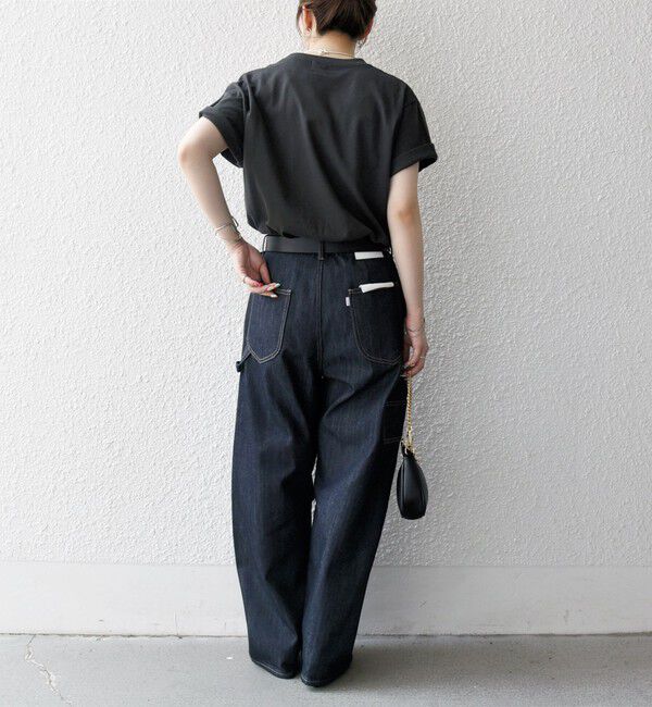 SHIPS any「《一部追加予約》SHIPS any:〈洗濯機可能〉コクーンペインター デニムパンツ［SHIPS any DENIM］」|デニム|