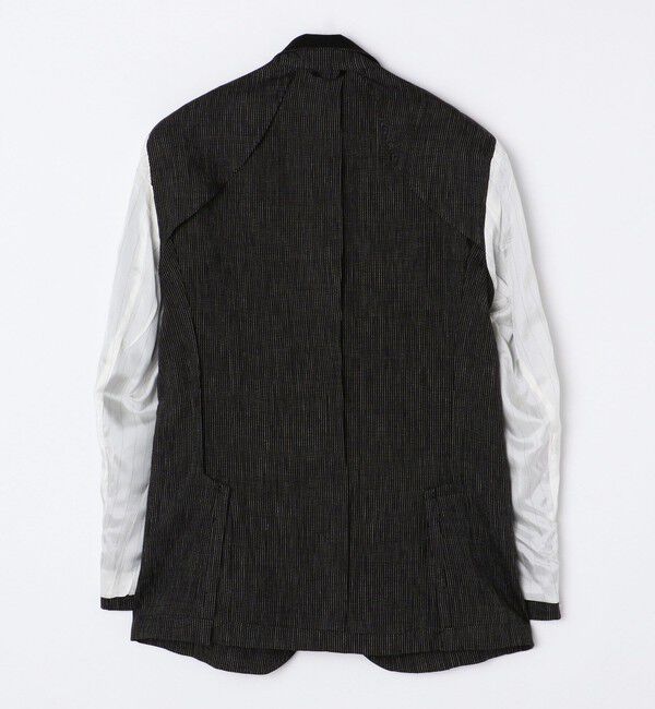 SHIPS「【SHIPS別注】Errico Formicola: リネン ピンストライプ ジャケット」|テーラードジャケット|