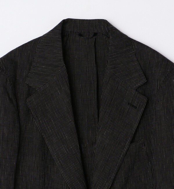 SHIPS「【SHIPS別注】Errico Formicola: リネン ピンストライプ ジャケット」|テーラードジャケット|